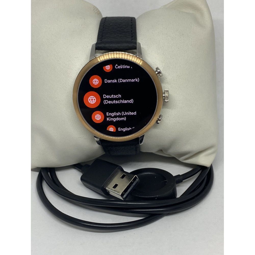 Fossil Gen 4 Authentic Digital Dial Smart Watch Custom Band FTW6016 DC150